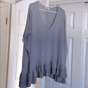 Fresh Produce Gray Poncho